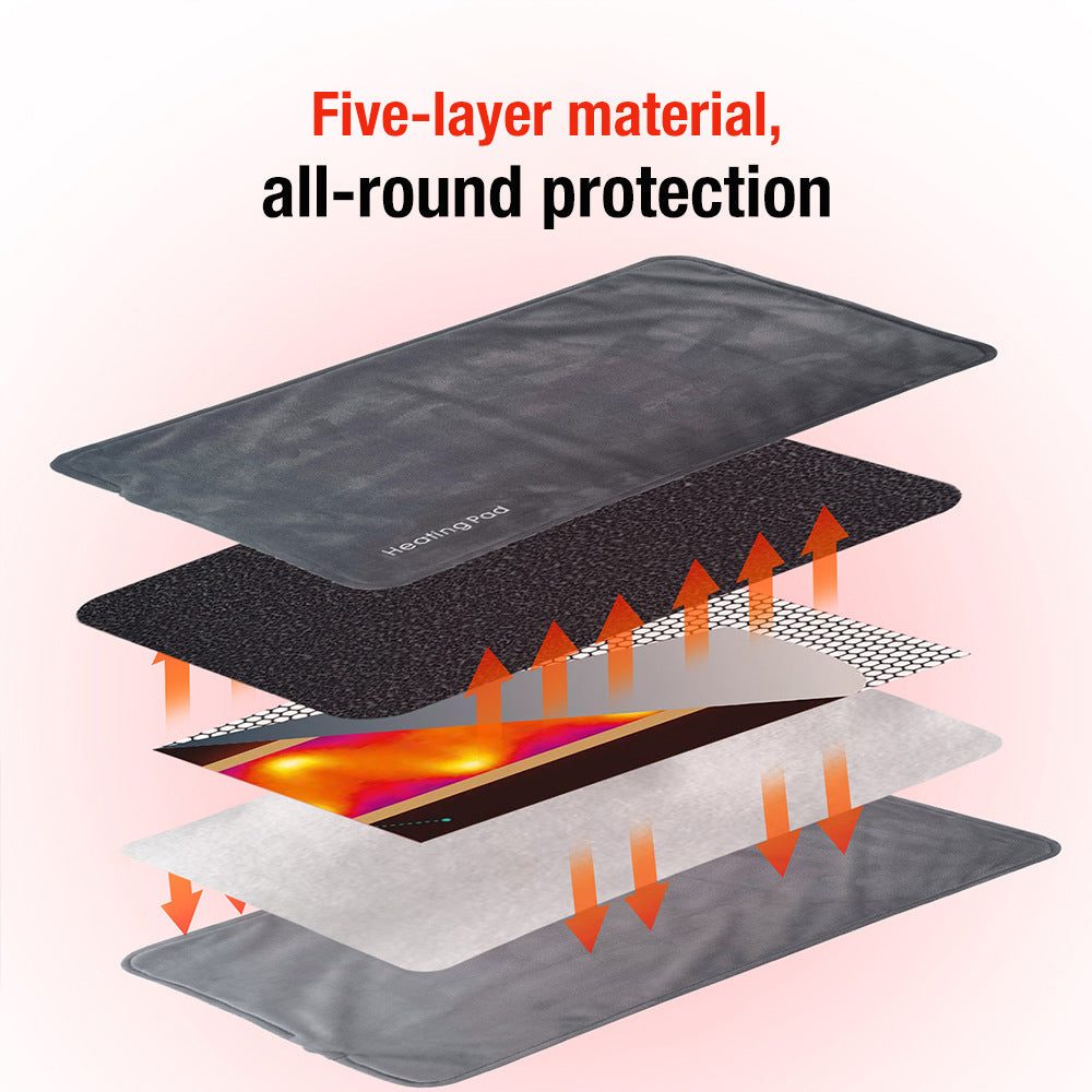 USB Electric Heating Feet Warmer Graphene Electric Blanket Home Office Feet Warmer Mat 🇨🇳