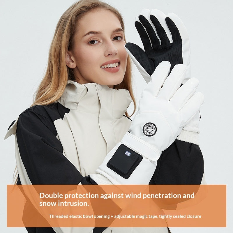 Intelligent Electric Heating Outdoor Skiing Gloves 🇨🇳
