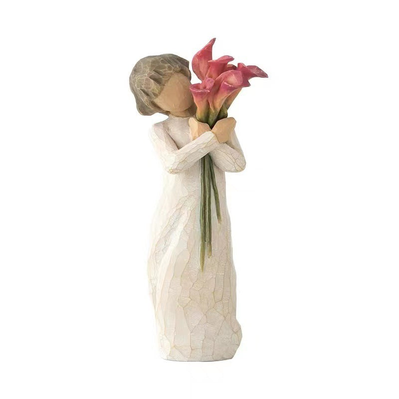Home Girl Resin Statue Decoration 🇨🇳