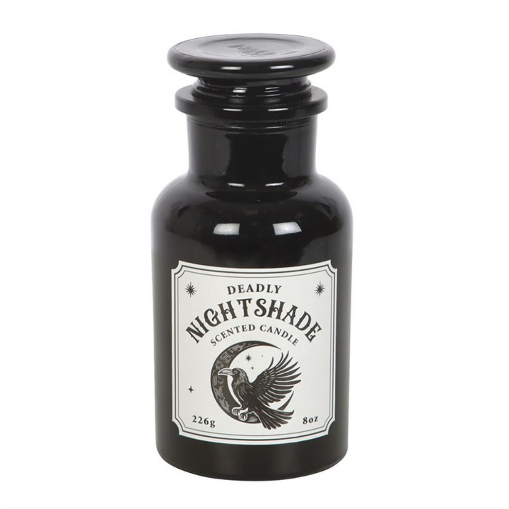 Mystic Raven Deadly Nightshade Apothecary Candle 🇬🇧
