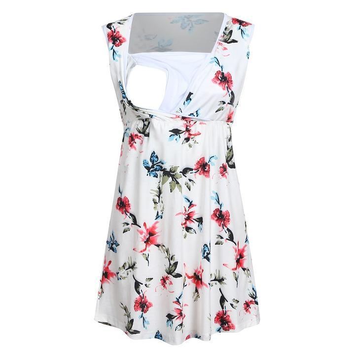 Floral Printed Vest Maternity 🇨🇳