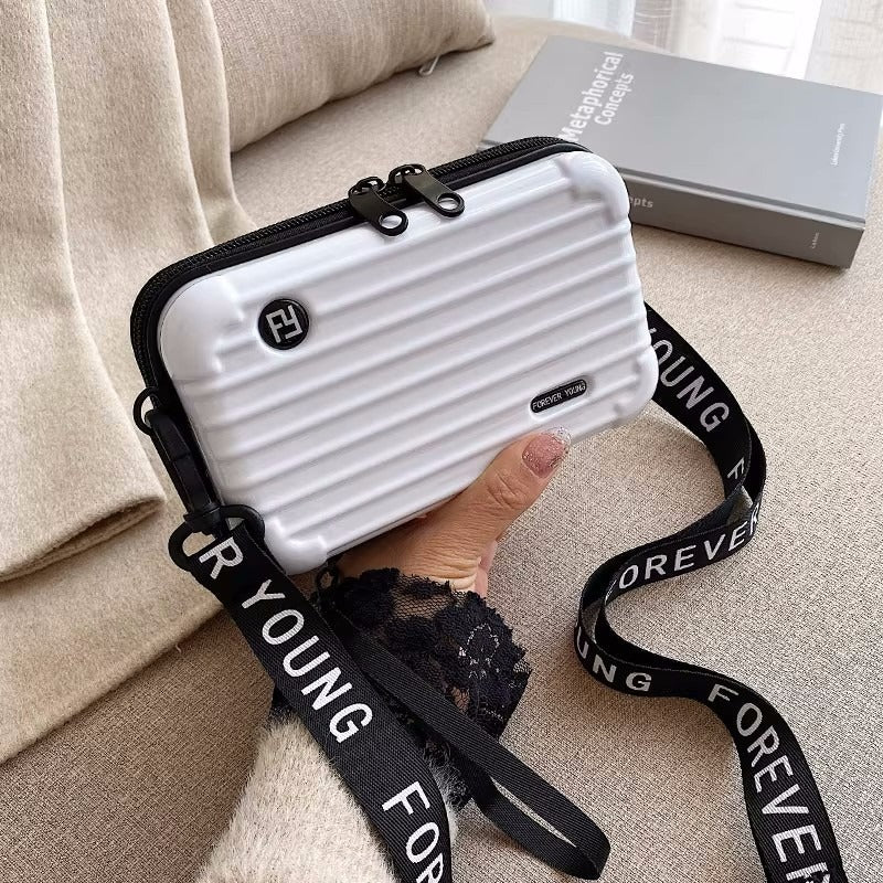 PC hard shell toiletry bag 7-inch shoulder crossbody bag hand storage bag suitcase small bag 🇨🇳