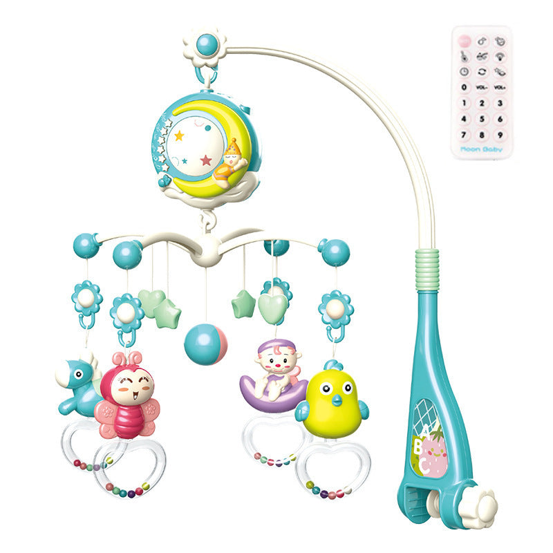 Baby Rattles Crib Mobiles Toy Holder Rotating Mobile Bed Bell Musical Box Projection Newborn Infant Baby Boy Toys 🇨🇳