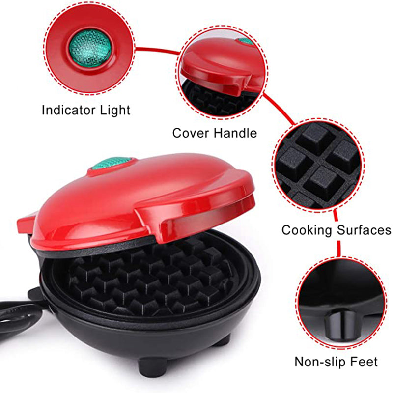 Electric Waffle Maker Machine EU Plug Mini Eggette Breakfast Pot Pan Bubble Egg Cake Oven Waffle Molds 🇨🇳