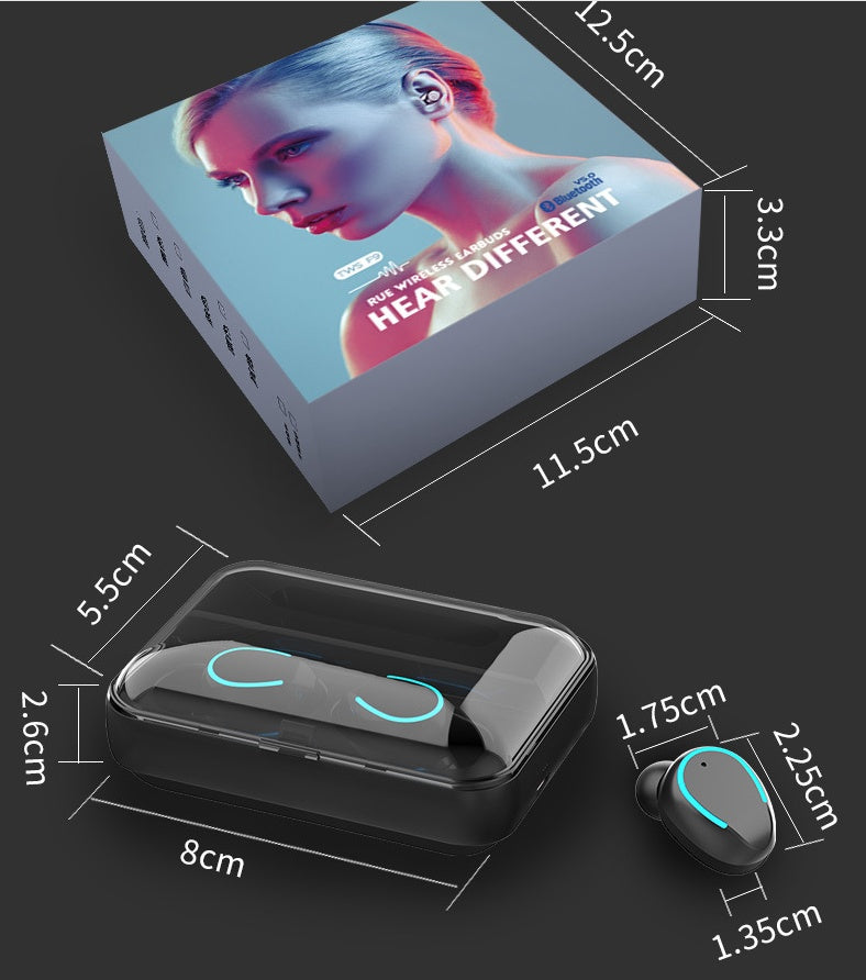 Multifunction Bluetooth Headset Binaural Movement Power Bank Phone Support 🇨🇳