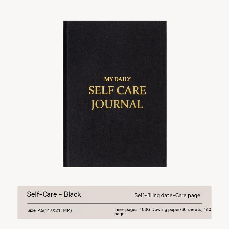 Thanksgiving Diary Happy Self-care Diary Boy English Version A5 Notebook Cloth Book  🇨🇳