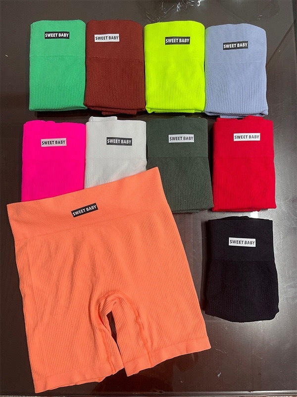Sports Yoga Suit With Chest Pad Shockproof Beauty Back Hip Withdraw Stretch Sports Women's Shorts 🇨🇳