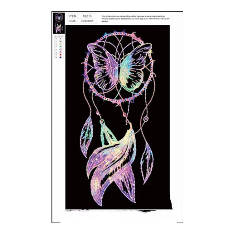 Diamond painting wind chime ornaments 🇨🇳