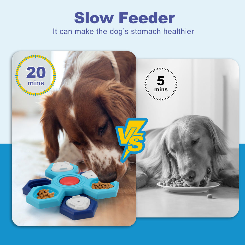 4 Layers Slow Feeder Puzzle Dog Bowls Assemble Slow Eating Bowl For Dogs Non-slip Interactive Dog Puzzle Game Slow Bowl Pet Products 🇨🇳