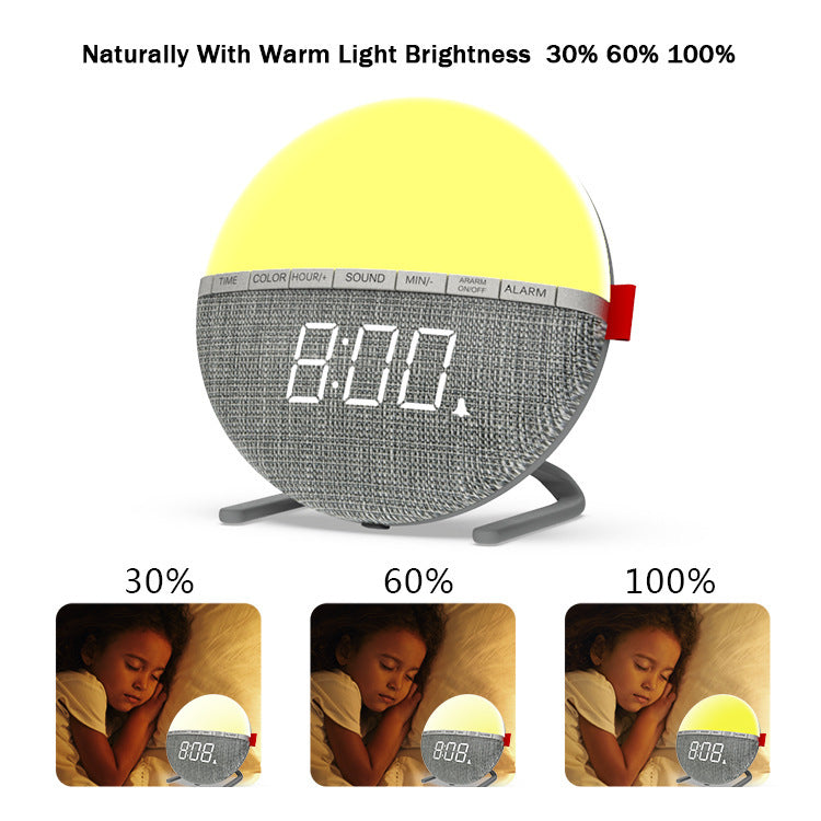 Wake-Up Night Light Alarm Sleep Music Clock 🇨🇳