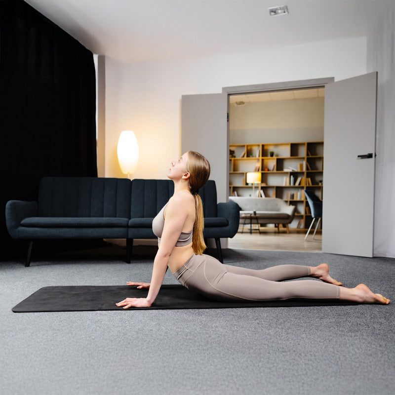 Extra-long mat: 200cm×80cm×20mm. For yoga, fitness, gym, home Pilates & floor sleeping. 🇨🇳