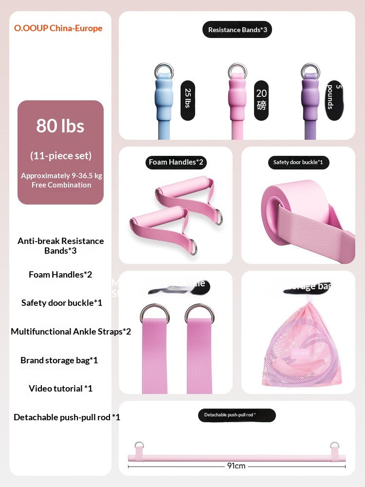 Resistance Bands For Home Fitness And Yoga 🇨🇳