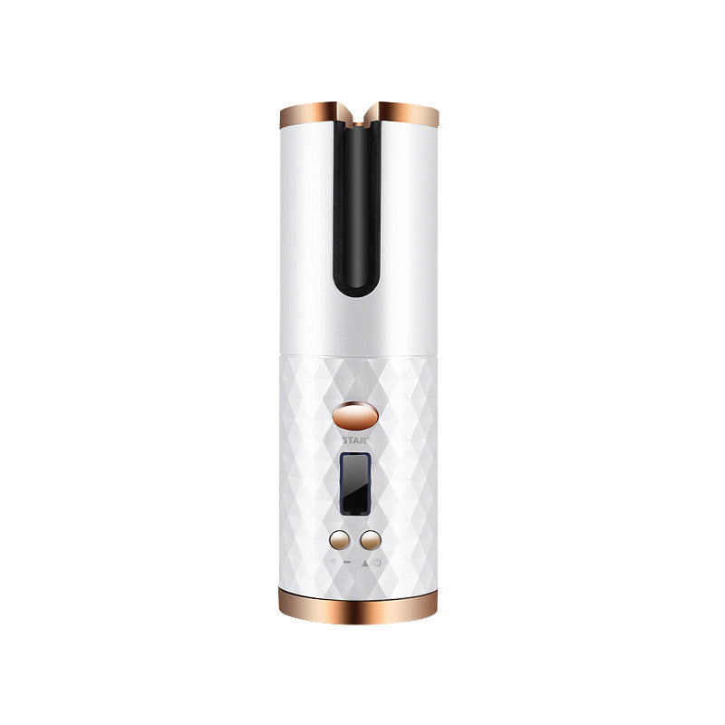 Rechargeable Automatic Hair Curler Women Portable Hair Curling Iron LCD Display Ceramic Curly Rotating Curling Wave Styer 🇨🇳