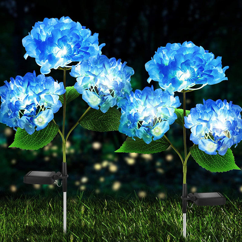 Solar Hydrangea Lights Floor Outlet Outdoor Garden Decorative Lights 🇨🇳