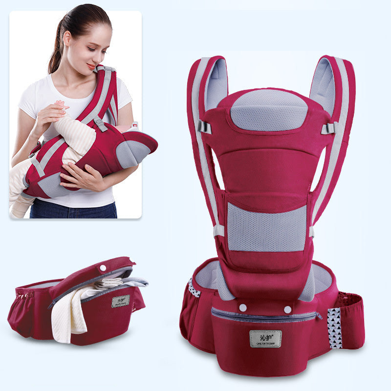 Ergonomic Baby Carrier Infant Baby Hipseat Carrier 3 In 1 Front Facing Ergonomic Kangaroo Baby Wrap Sling 🇨🇳