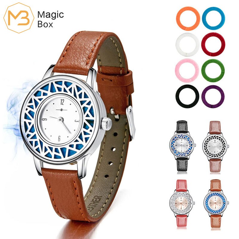 Stainless steel aromatherapy watch 🇨🇳