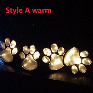 Solar Powered Animal Paw Print Lights LED Solar Lamps Garden 🇨🇳