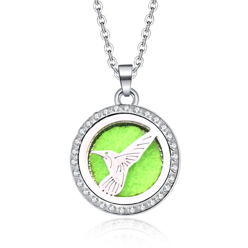 Women's Aromatherapy Oil Round Necklace 🇨🇳