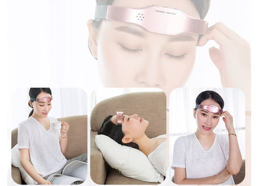 Head Massager Wireless Stress Relief Brain Massage Helmet Unisex Sleep Therapy Device 🇨🇳