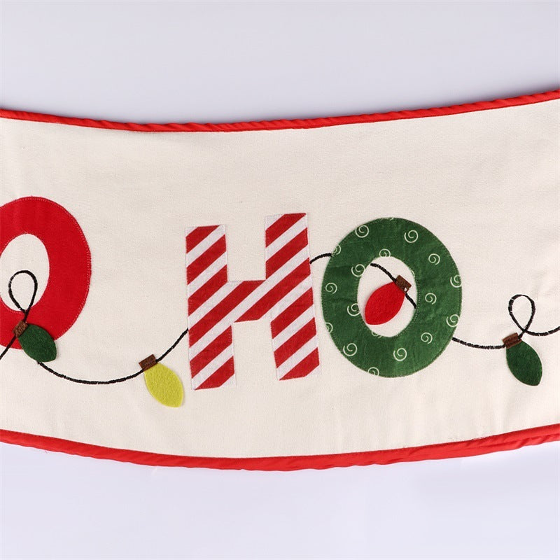 Creative Letters Christmas-tree Skirt Home Decorations 🇨🇳