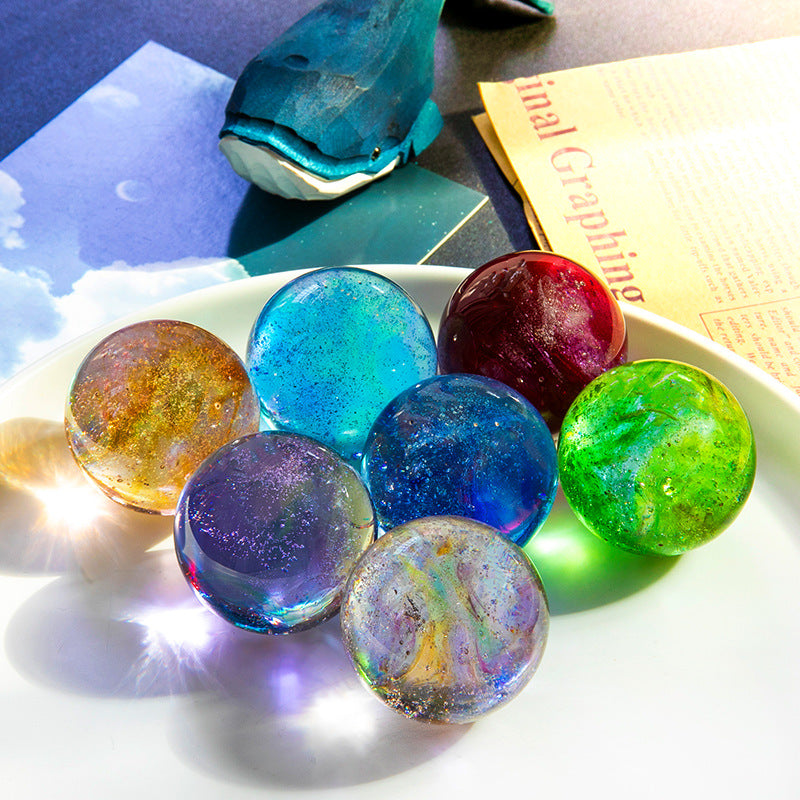 Colorful glass beads glowing crystal balls home decor ornaments night lights 🇨🇳