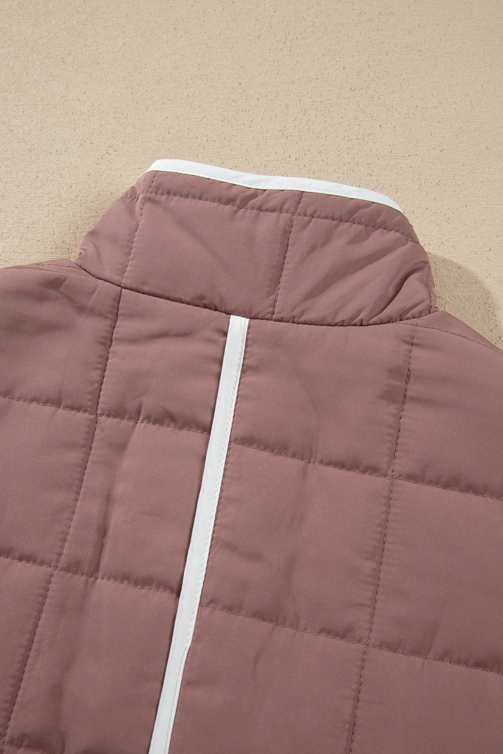 Old Rose Quilted Metal Button Pocket Jacket 🇺🇸