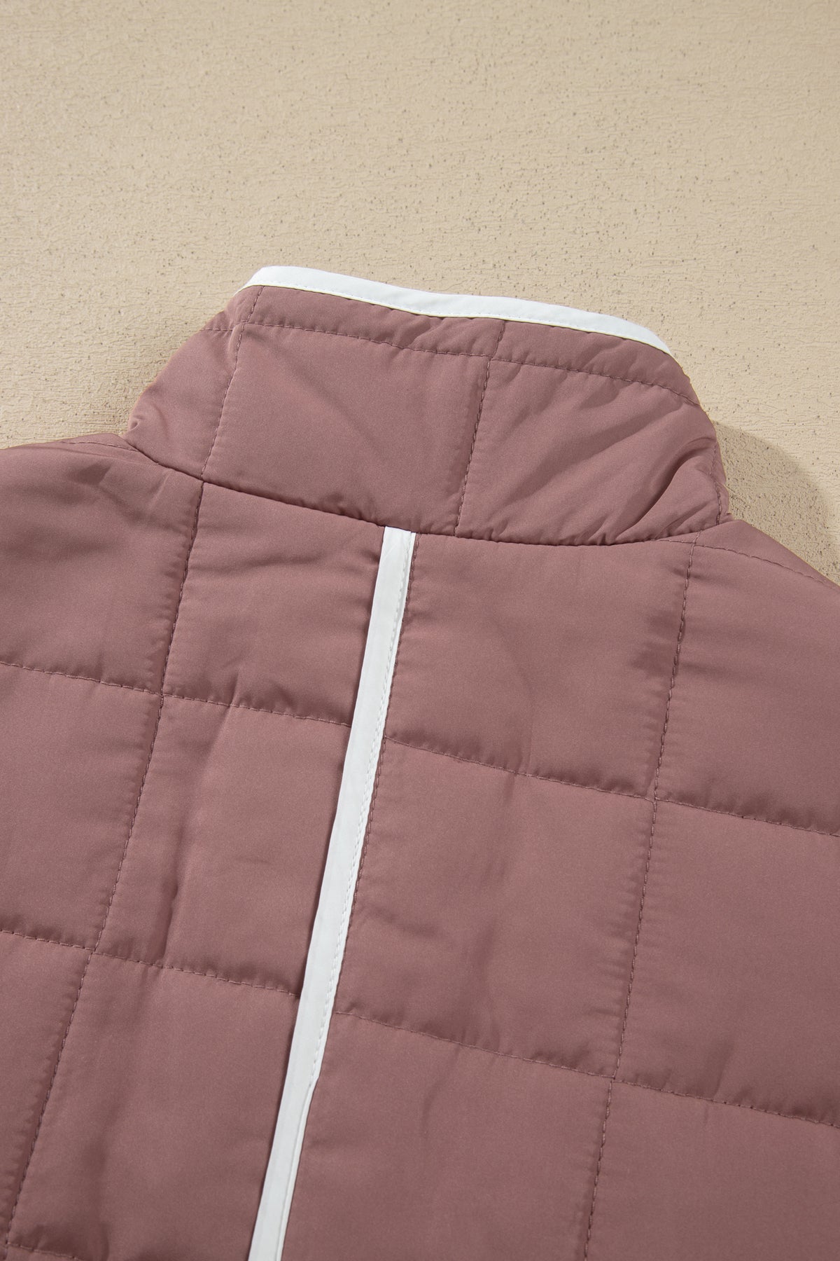 Old Rose Quilted Metal Button Pocket Jacket 🇺🇸