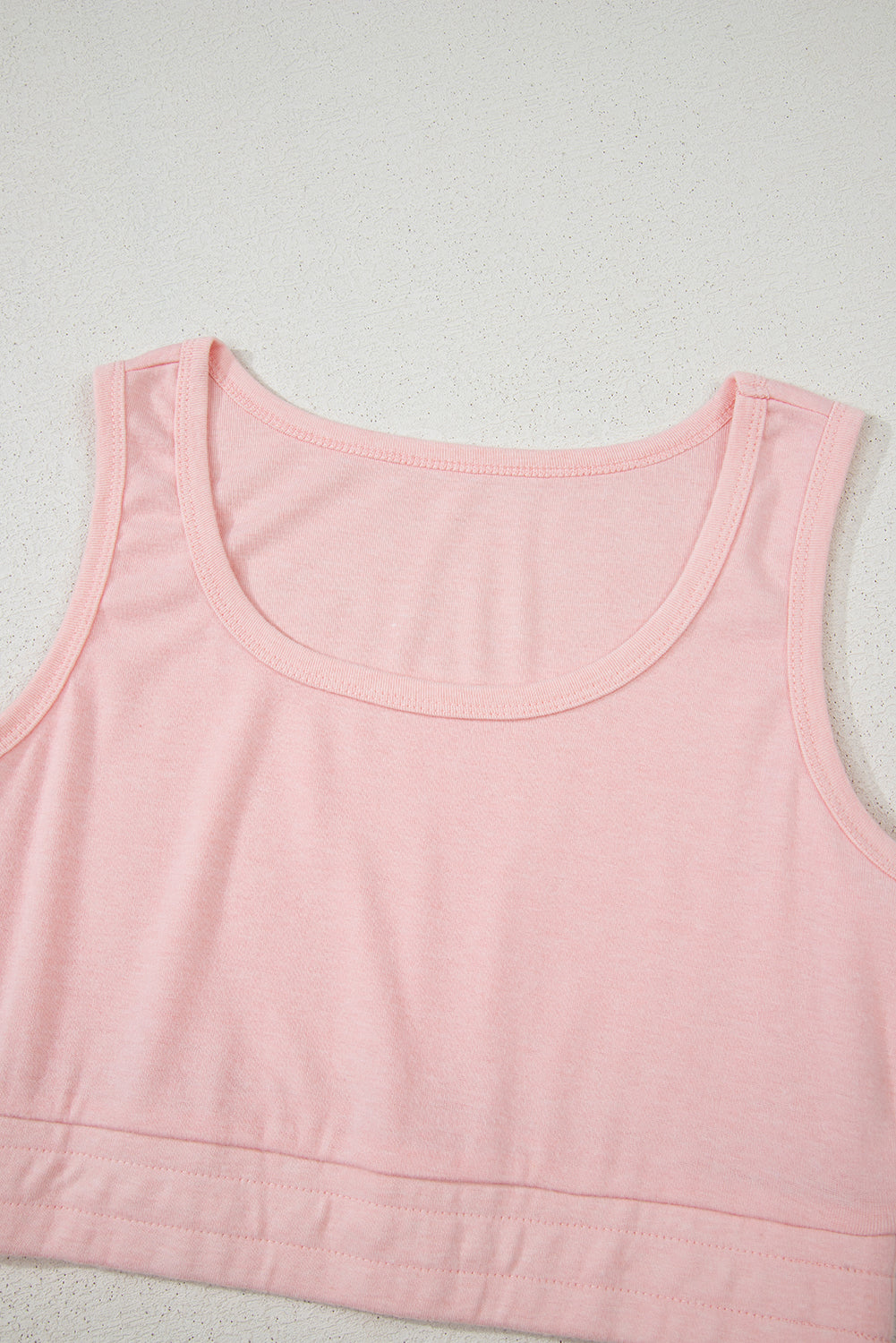Light Pink 3 Pcs Crop Tank Top Shorts with Cardigan Lounge Set 🇨🇳