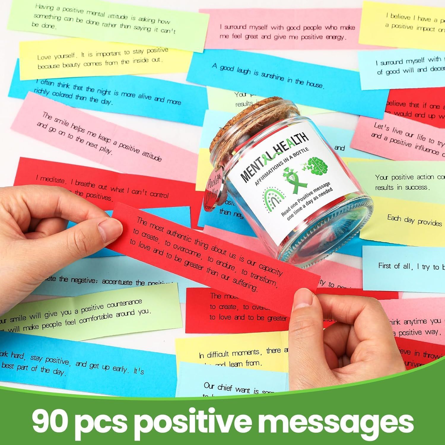 90 Mental Health Affirmation Messages Jar 🇨🇳