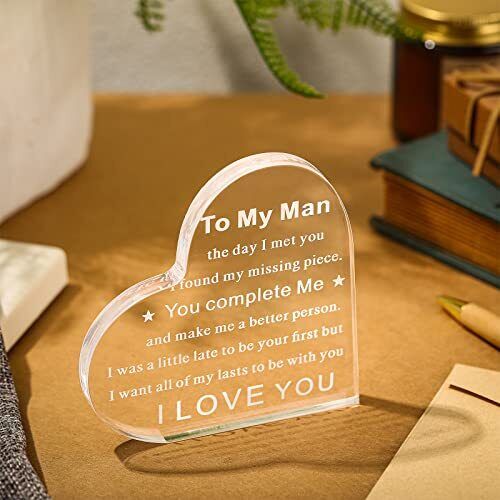 New Acrylic Transparent Heart Decoration Gifts 🇨🇳