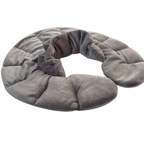Microwave Heating Neck and Shoulder Wrap Gravity Weighted Strap Plush Heating Pad with Hot/Cold Pack 🇨🇳