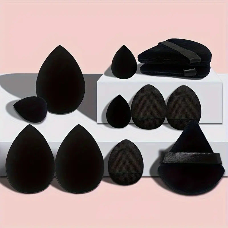 12Pcs Makeup Sponge Blender Beauty Egg Foundation Sponges 🇨🇳