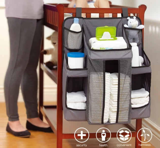 Baby Organizer for Cot - Nursery and Storage for Baby Essentials 🇨🇳