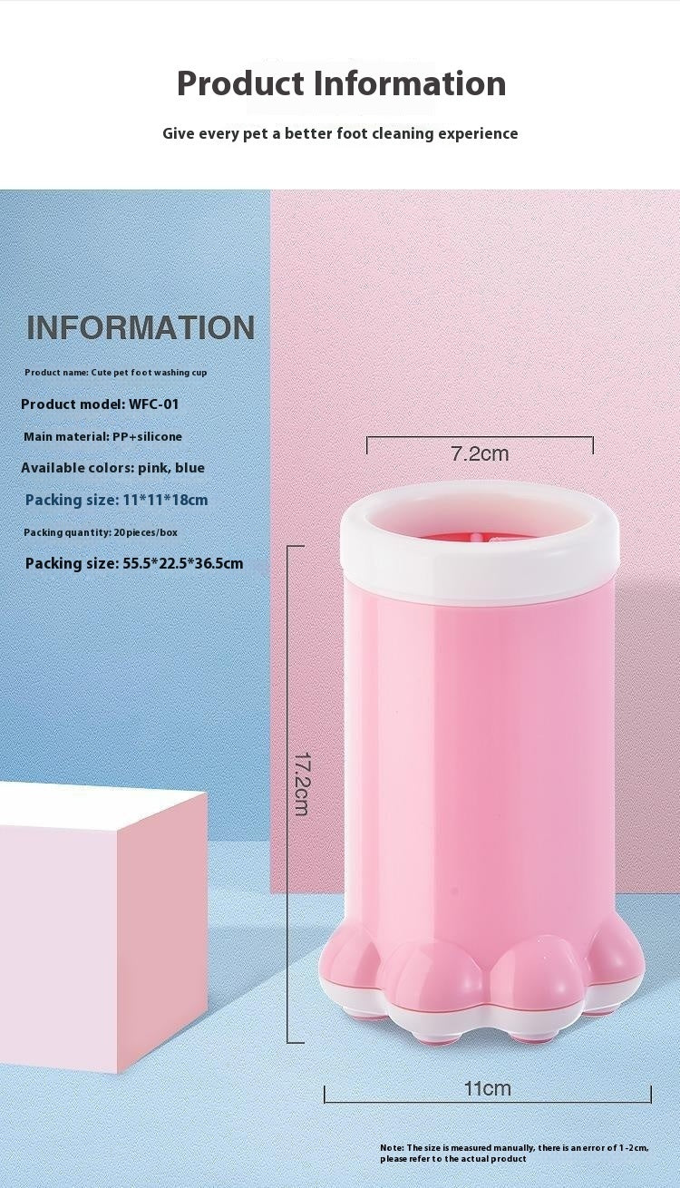 Dog Cleaning And Beauty Tools Portable Pets Dog's Paw Large Silicone Foot-washing Machine Pet Products 🇨🇳
