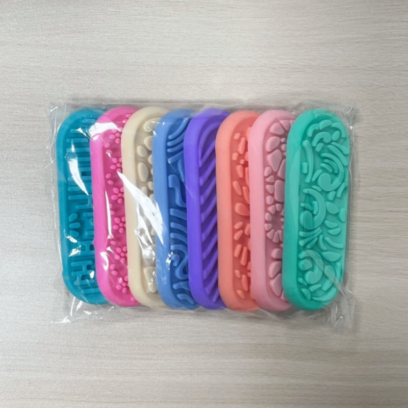 Fidget Toys Sensory Stones For Kids Soft Silicone Textured Stress-Relief Toy 🇨🇳
