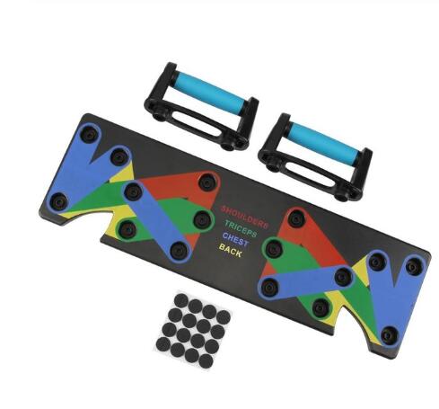 9 in 1 Push Up Rack Training Board ABS abdominal Muscle Trainer Sports Home Fitness Equipment for body Building Workout Exercise 🇨🇳