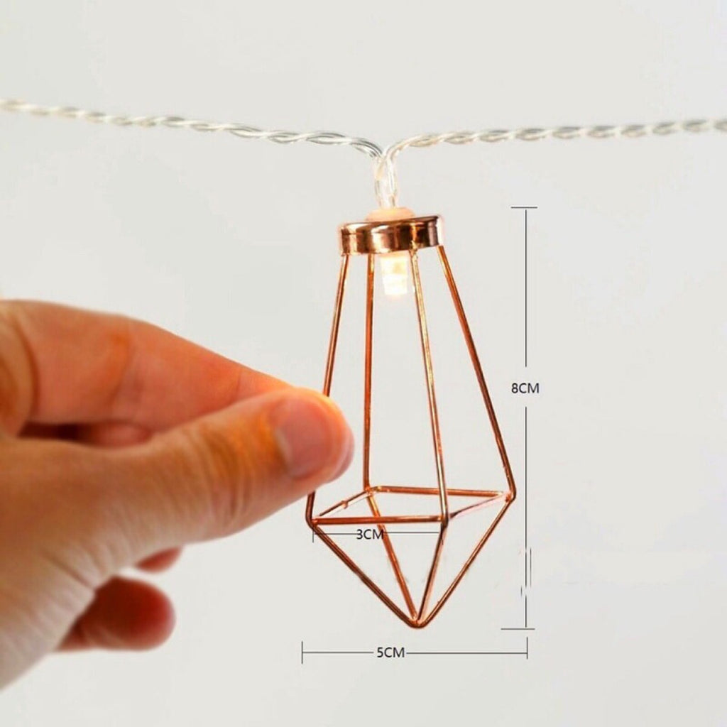 Wrought iron water diamond hour light string 🇨🇳