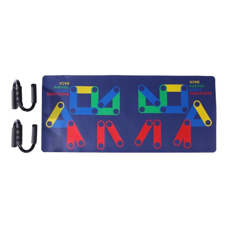 9 in 1 Push Up Rack Training Board ABS abdominal Muscle Trainer Sports Home Fitness Equipment for body Building Workout Exercise 🇨🇳