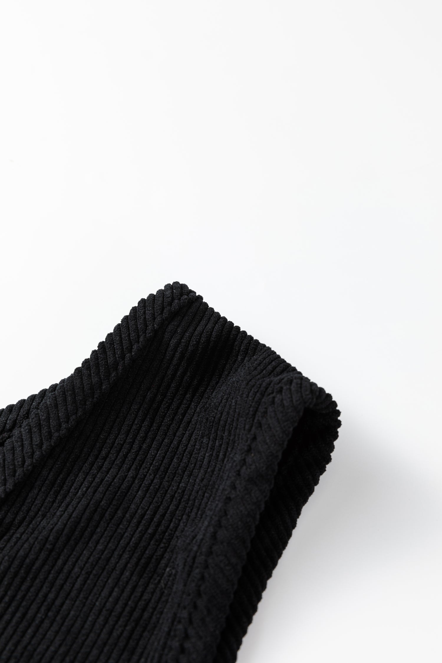 Black Plus Size Corduroy Patch Pocket Sleeveless Mini Dress 🇺🇸