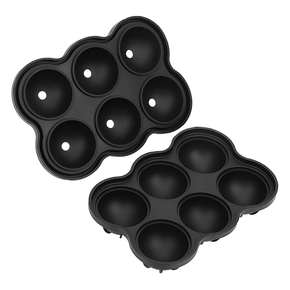 Large Ice Cube Maker Silicone Mold 6 Cell Big Sphere Ice Ball Tray  Gadgets 🇨🇳