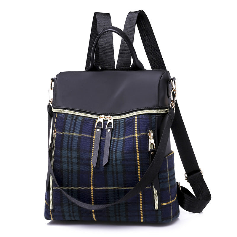 Plaid Gingham Backpack 🇨🇳