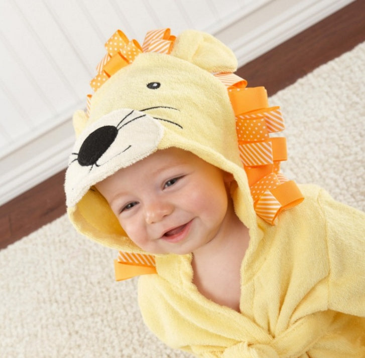 Cartoon Cute Animal Modeling Baby Bath Towels Baby Bathrobes Cotton Children's Bathrobes Baby Hooded 🇨🇳