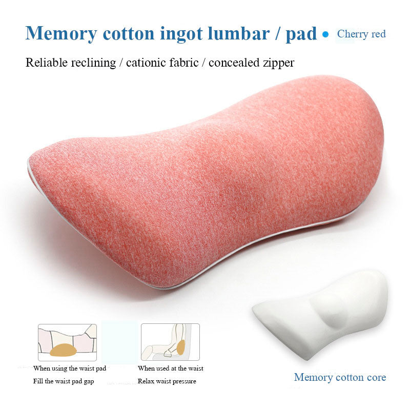 Lumbar Support Pillow For Side Sleepers Pregnancy Relieve Hip Coccyx Sciatica Pain Machine Chair Back Cushion Waist Car Seat 🇨🇳