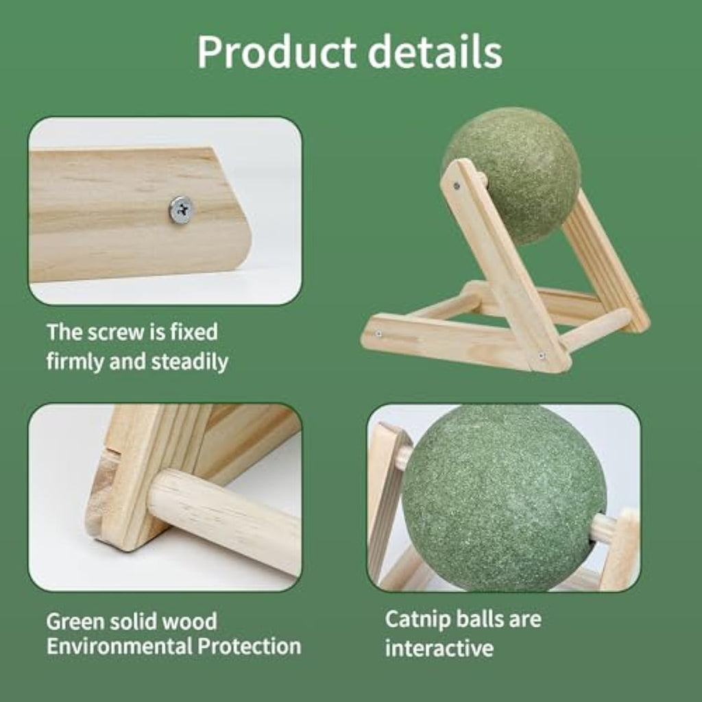 Cat Nip For Cats Safe Healthy Cat Nip Toys Giant Catnip Ball With Holder 🇨🇳
