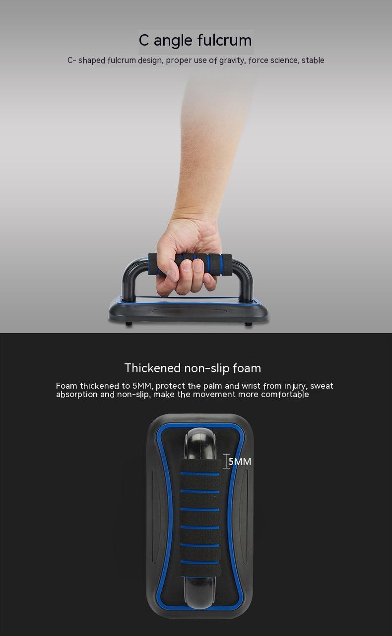 Abdominal Wheel Four-wheel AB Rocket Push Up Bar Fitness Exercise 🇨🇳