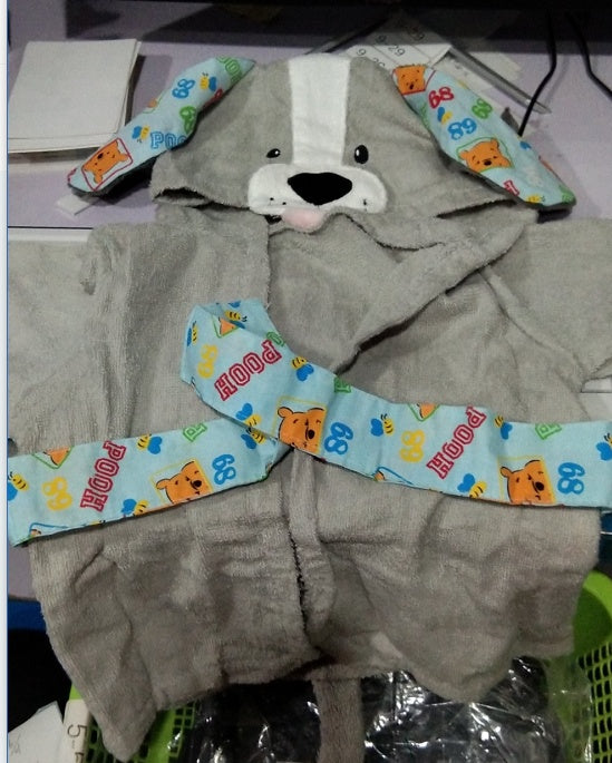 Cartoon Cute Animal Modeling Baby Bath Towels Baby Bathrobes Cotton Children's Bathrobes Baby Hooded 🇨🇳