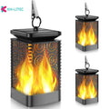 Solar Hanging Flame Torch Lights Flickering Light Waterproof Garden Decoration Outdoor Lawn Path Yard Patio Floor Lamps 🇨🇳