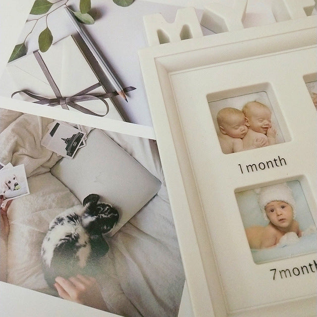 My First Year Baby 12 Month Photo Frame Baby Accessories Newborn Gift 🇨🇳