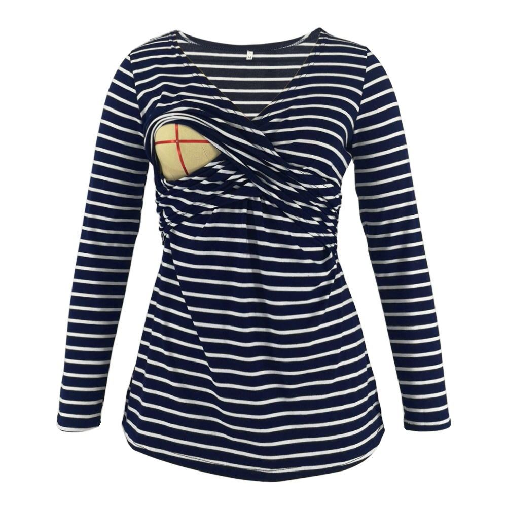 Deep V-neck print long sleeves 🇨🇳