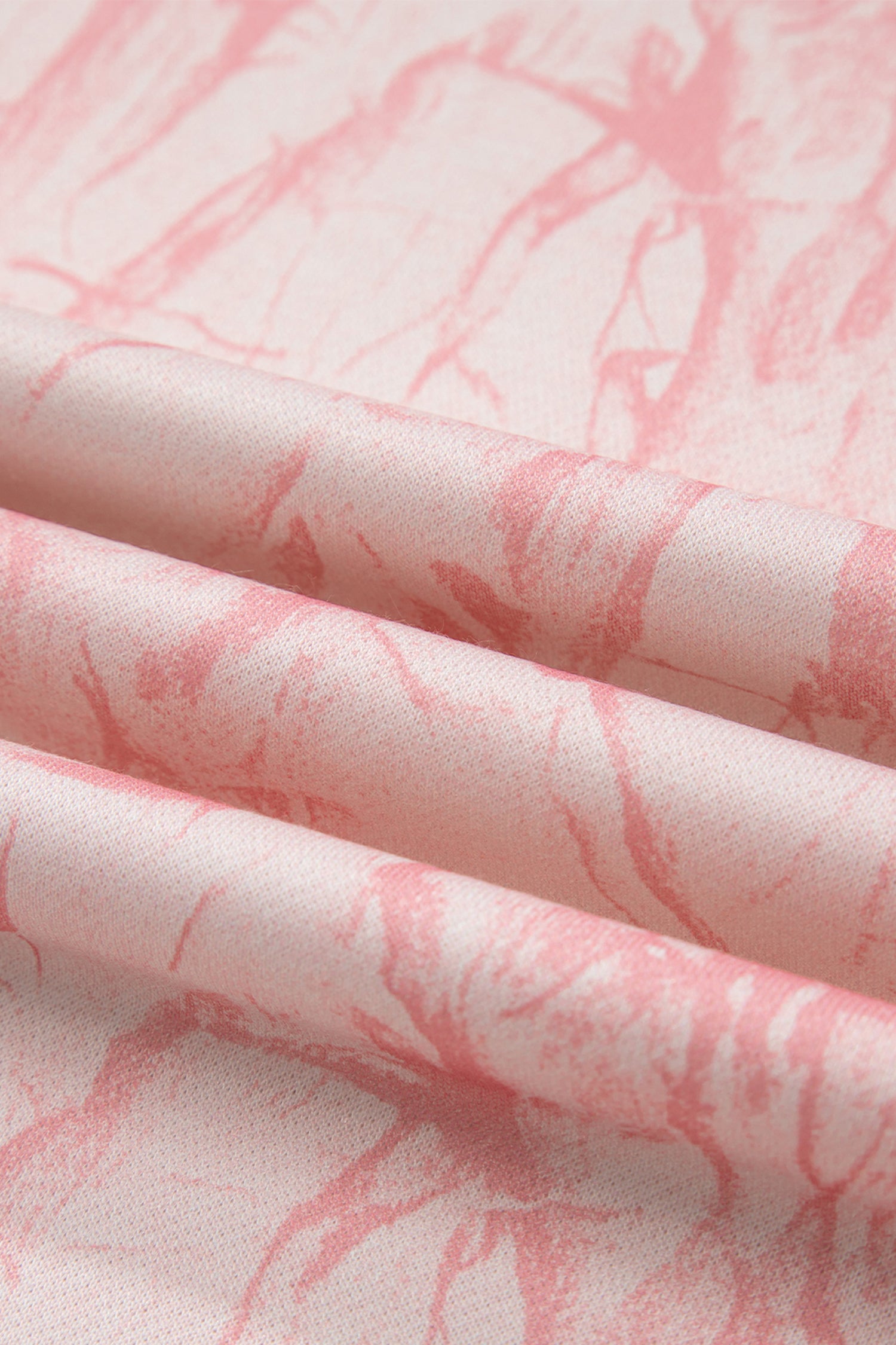 Pink Camo Mock Neck Baggy Sweatshirt 🇺🇸